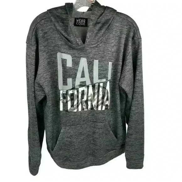 Wear Code Men's Gray California Pullover Hoodie Size Large - Picture 1 of 9